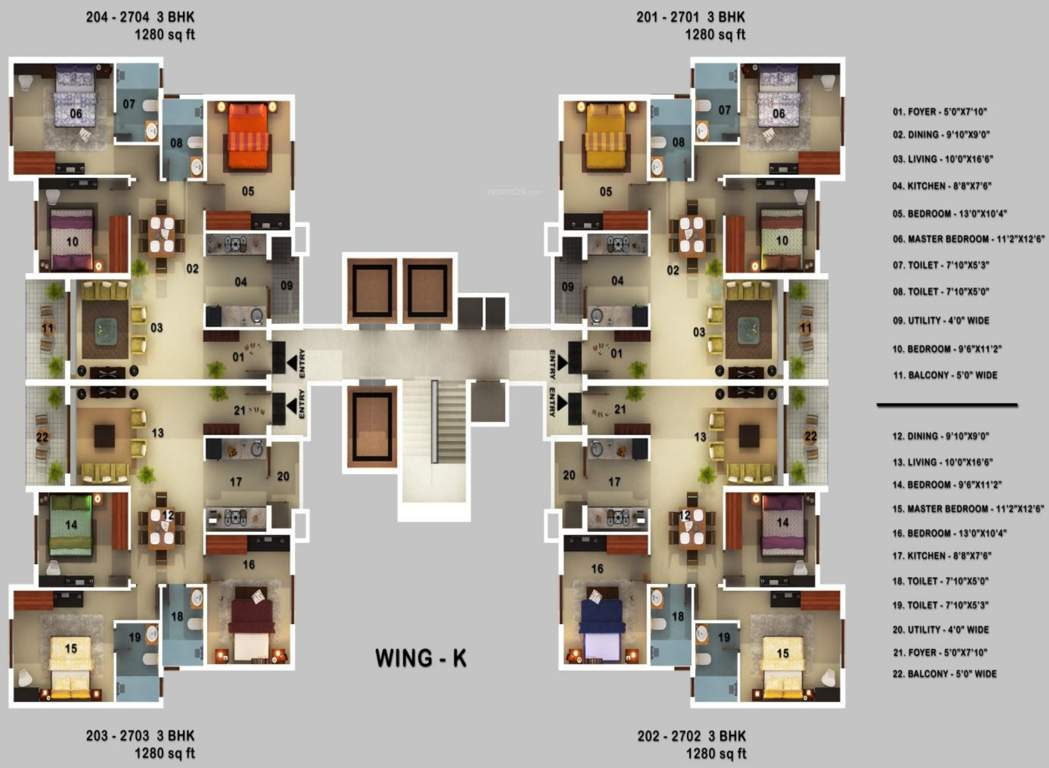 serenity Images for Cluster Plan of Mantri Serenity