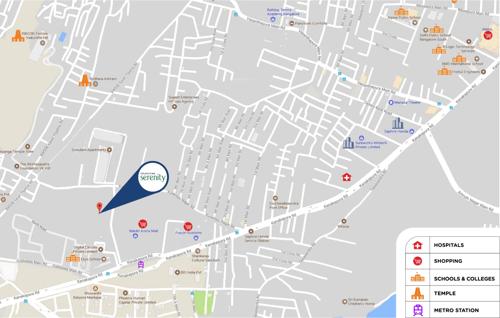  serenity Images for Location Plan of Mantri Serenity