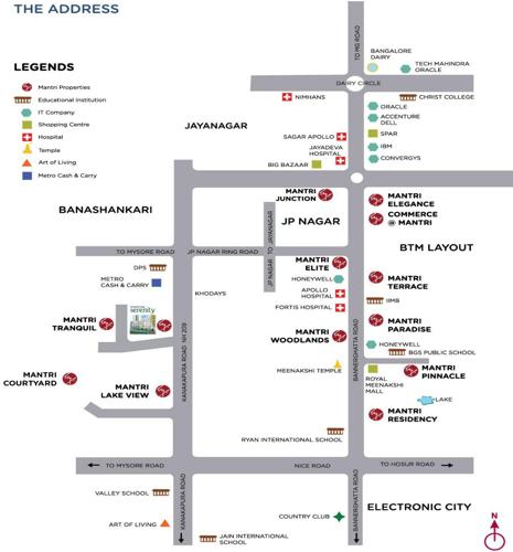  serenity Images for Location Plan of Mantri Serenity
