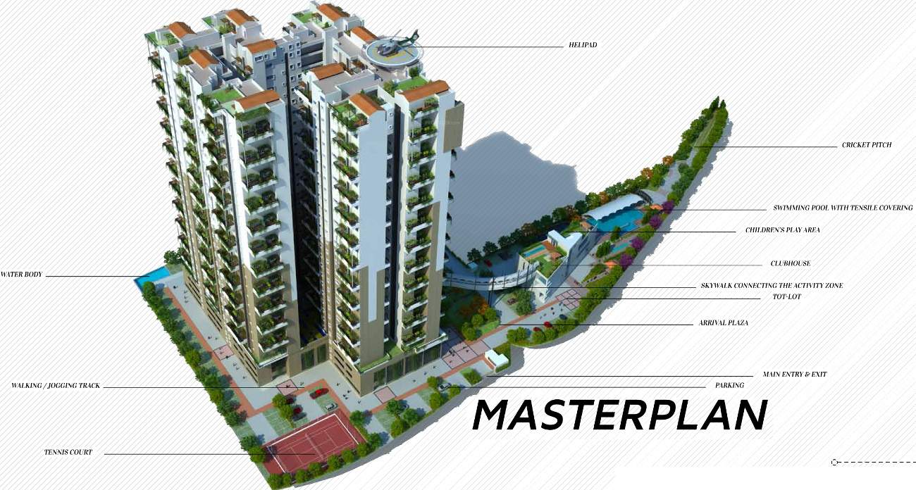  terraces Images for Master Plan of Vaishnavi Terraces