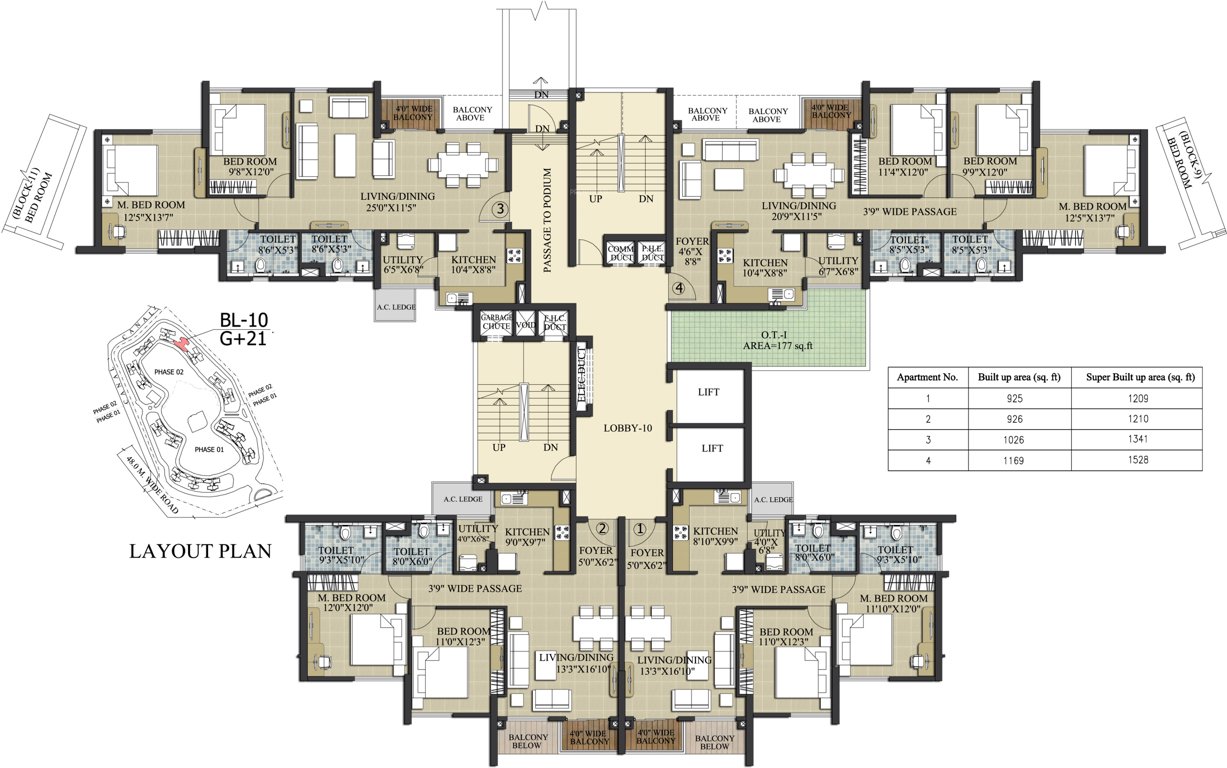 Images for Cluster Plan of Elita Garden Vista Phase 2