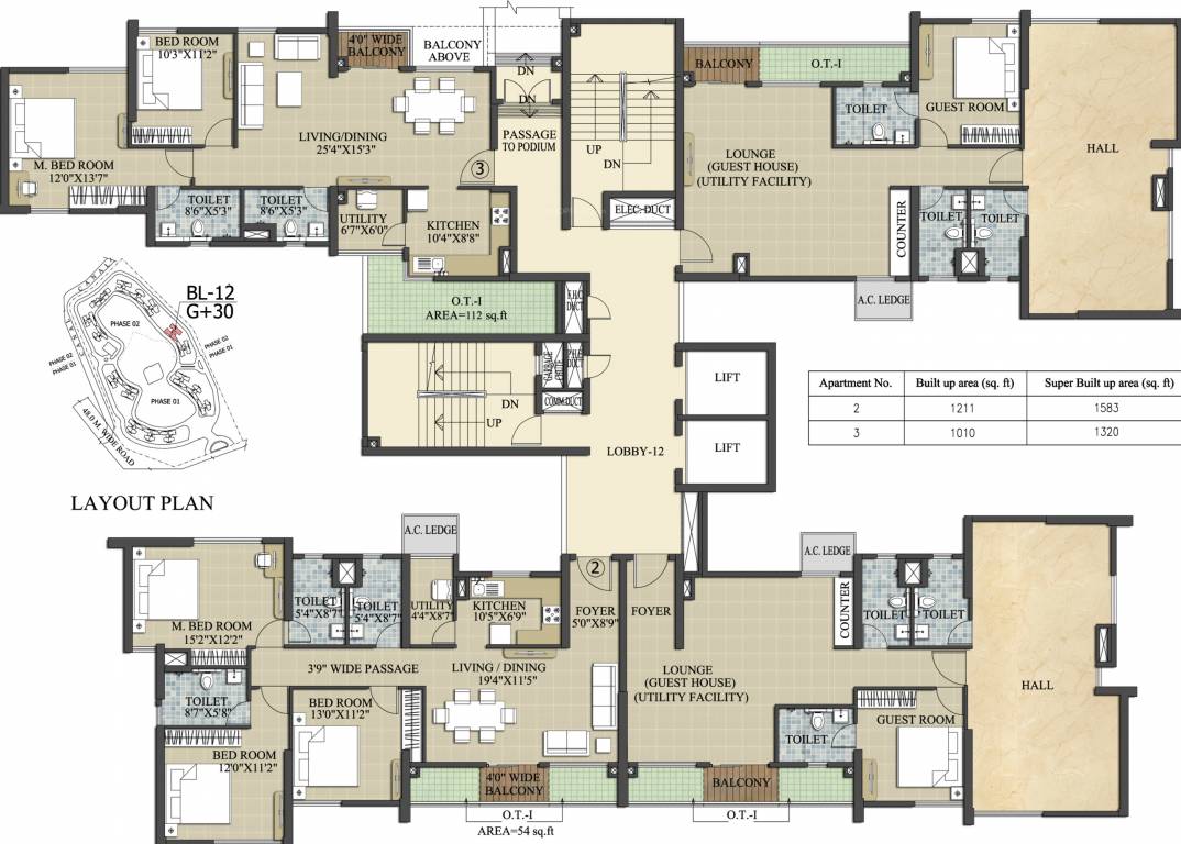 Images for Cluster Plan of Elita Garden Vista Phase 2