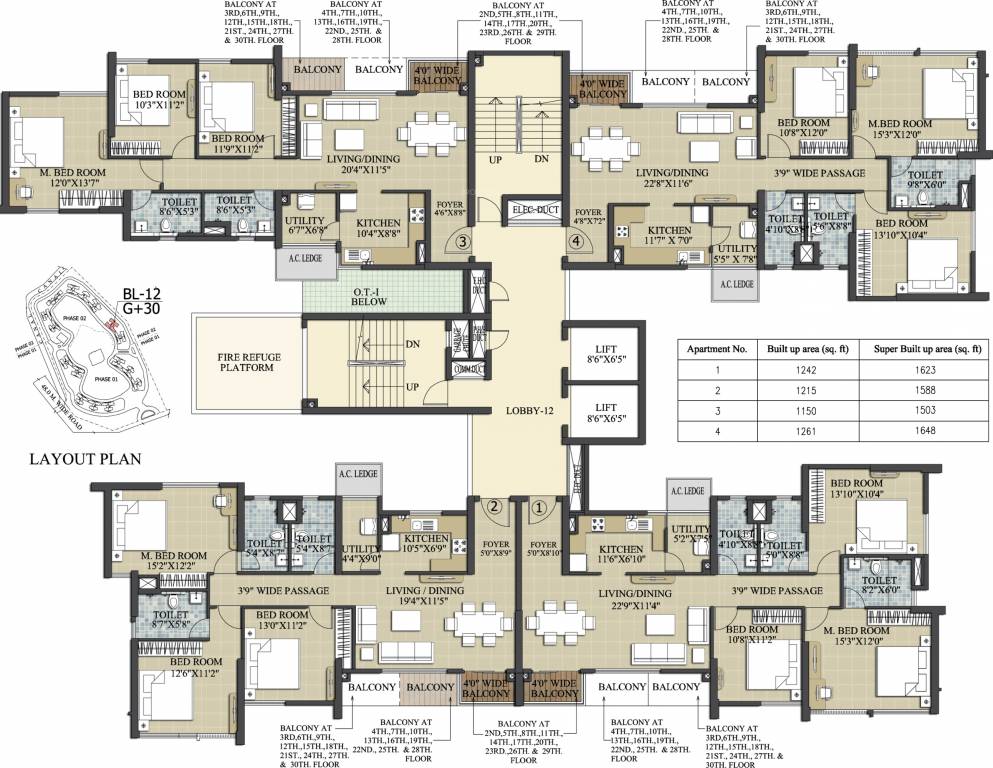 Images for Cluster Plan of Elita Garden Vista Phase 2