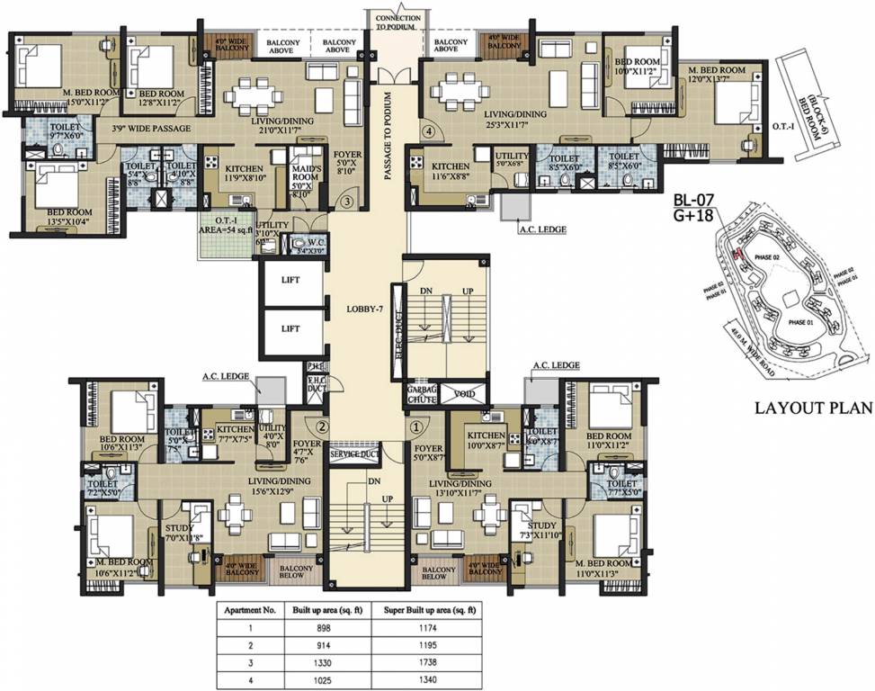 Images for Cluster Plan of Elita Garden Vista Phase 2