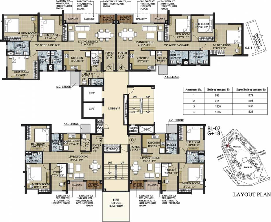Images for Cluster Plan of Elita Garden Vista Phase 2