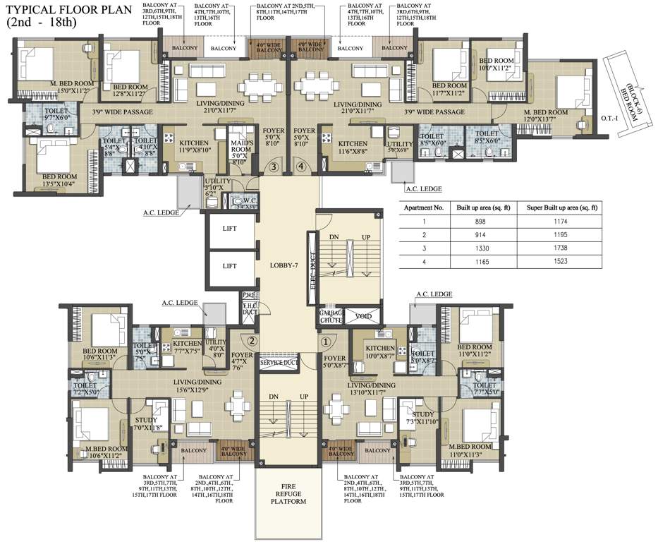 Images for Cluster Plan of Elita Garden Vista Phase 2