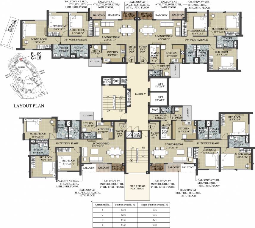 Images for Cluster Plan of Elita Garden Vista Phase 2