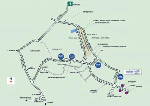 new-town-heights Images for Location Plan of DLF New Town Heights