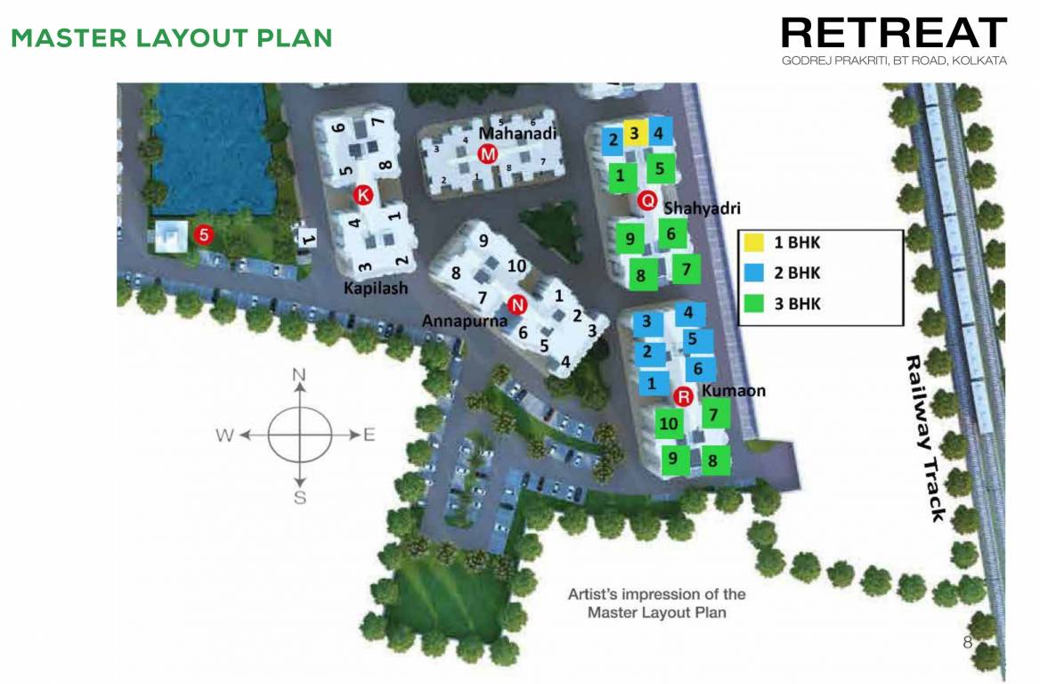 retreat at godrej prakriti Master Plan