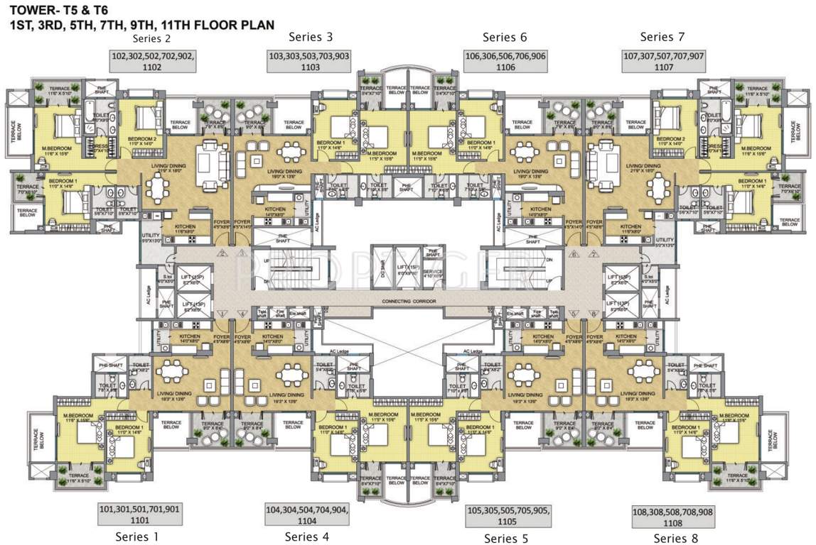 Images for Cluster Plan of Raheja Raheja Vistas Premiere