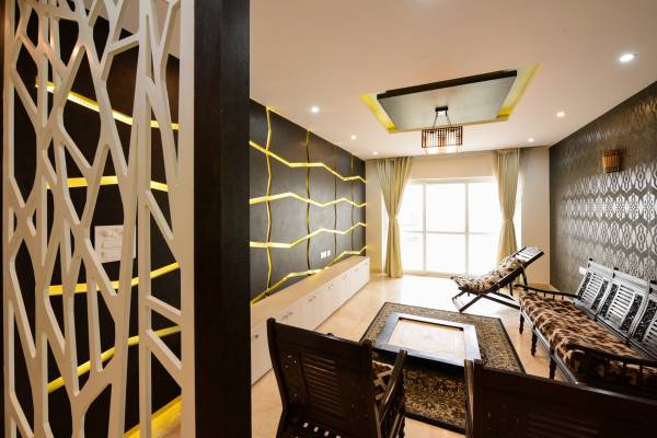 Living Area tropical-tree Living Area