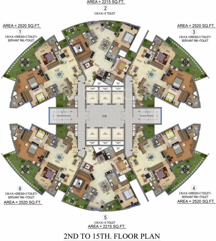 Images for Cluster Plan of Supertech ORB