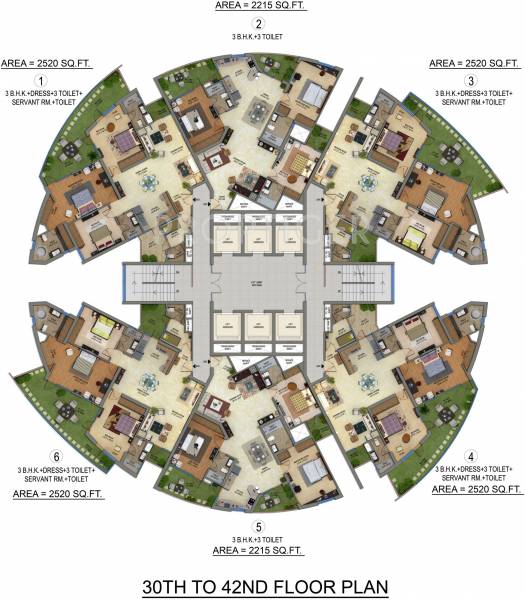 Images for Cluster Plan of Supertech ORB