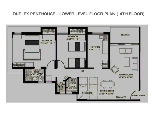  riverside Tower- 1 Cluster Plan