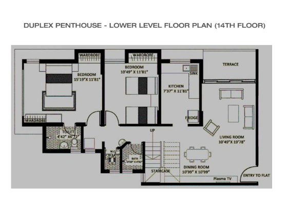  riverside Tower  1 Cluster Plan