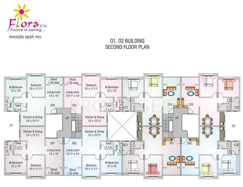 Images for Cluster Plan of Namrata Group Flora City
