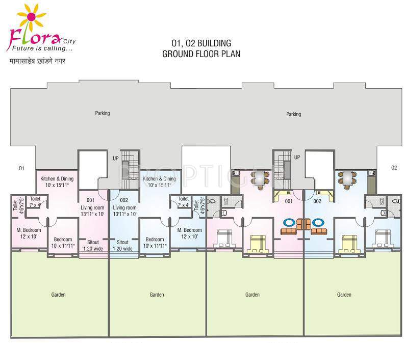 Images for Cluster Plan of Namrata Group Flora City