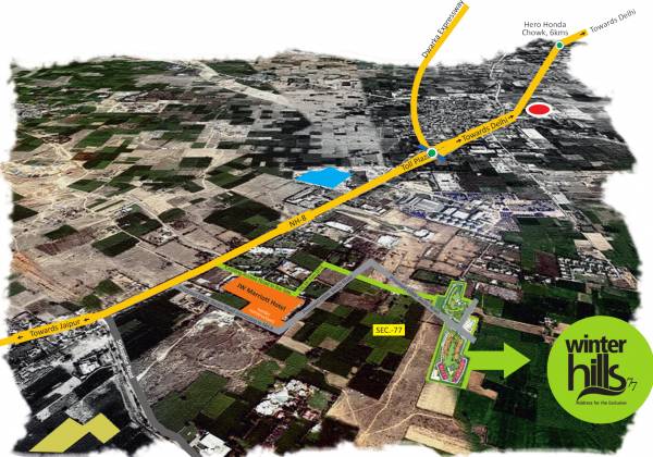 Images for Location Plan of Umang Winter Hills winter-hills Images for Location Plan of Umang Winter Hills