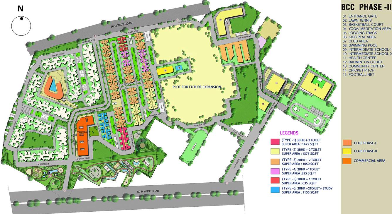 bharat city Images for Master Plan of BCC Bharat City