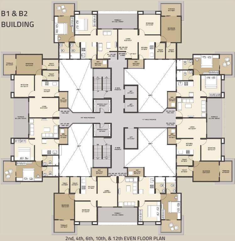 umang premiere Images for Cluster Plan of Kolte Patil Umang Premiere