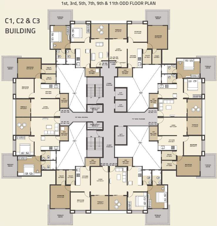 umang premiere Images for Cluster Plan of Kolte Patil Umang Premiere