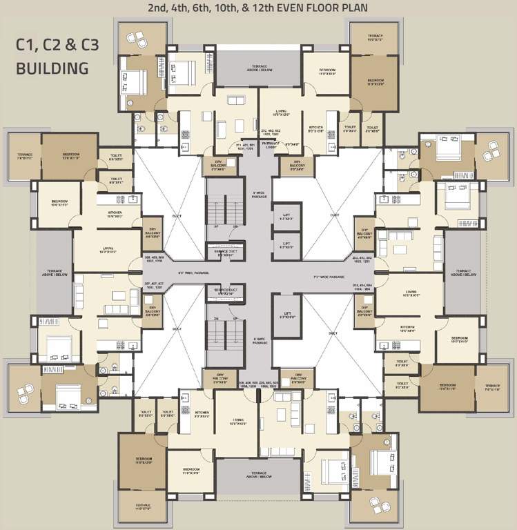 umang premiere Images for Cluster Plan of Kolte Patil Umang Premiere