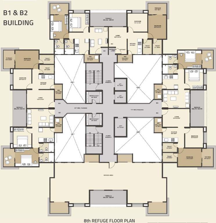 umang premiere Images for Cluster Plan of Kolte Patil Umang Premiere