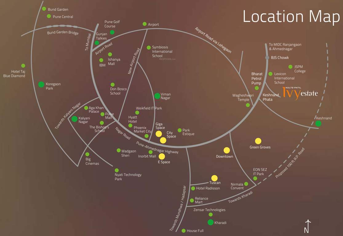 umang premiere Images for Location Plan of Kolte Patil Umang Premiere