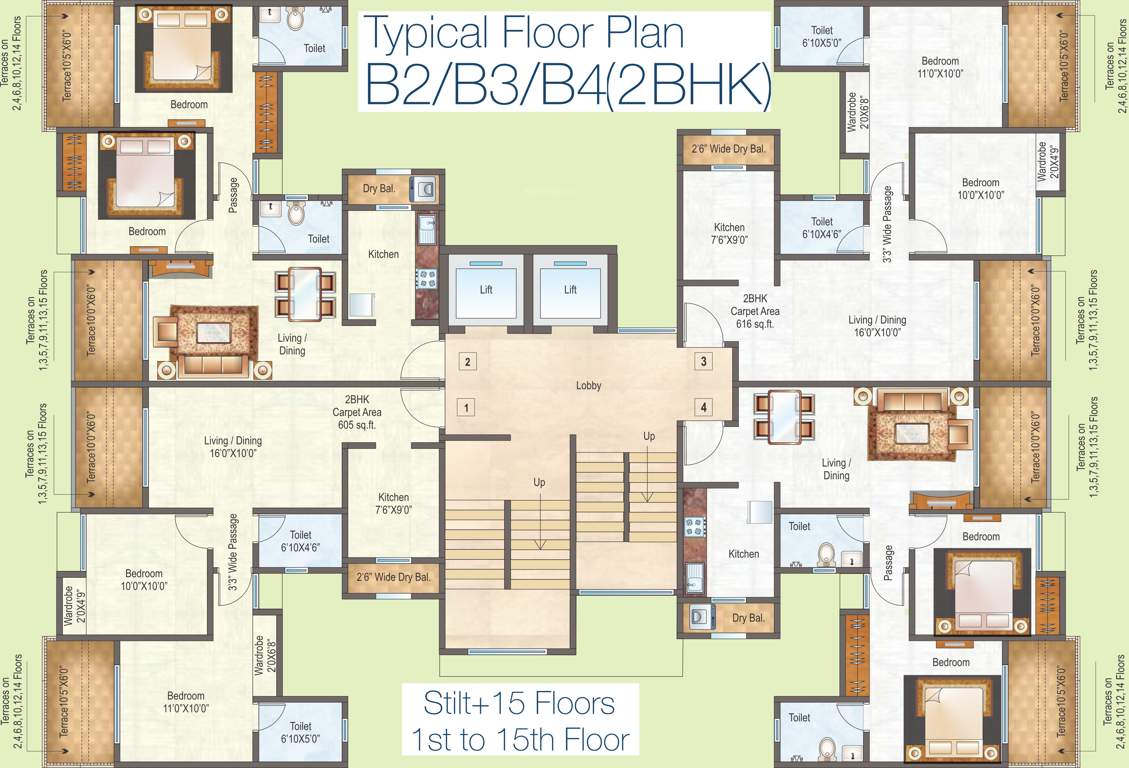 city Images for Cluster Plan of Raunak City
