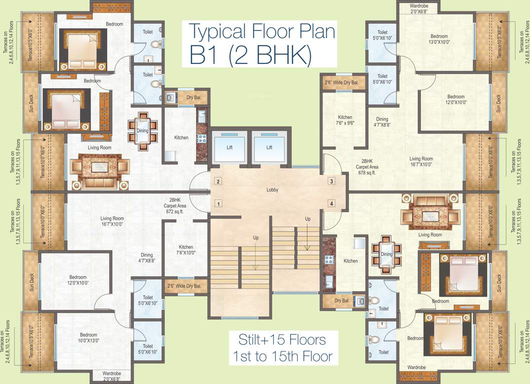 city Images for Cluster Plan of Raunak City