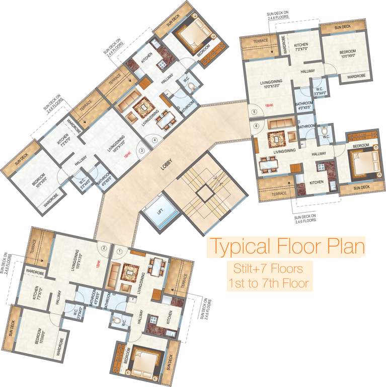 city Images for Cluster Plan of Raunak City