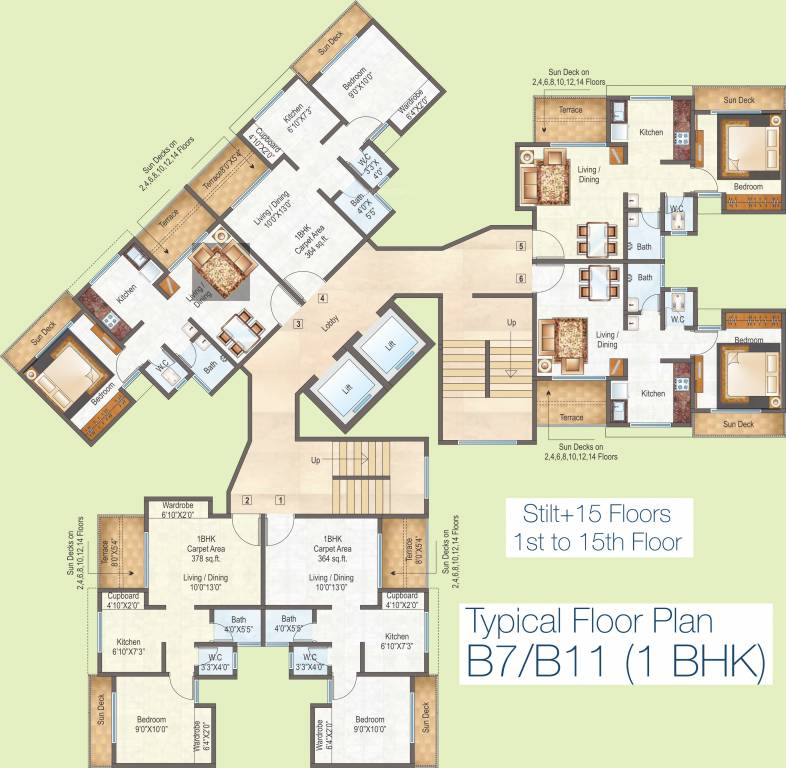 city Tower B2 Cluster Plan