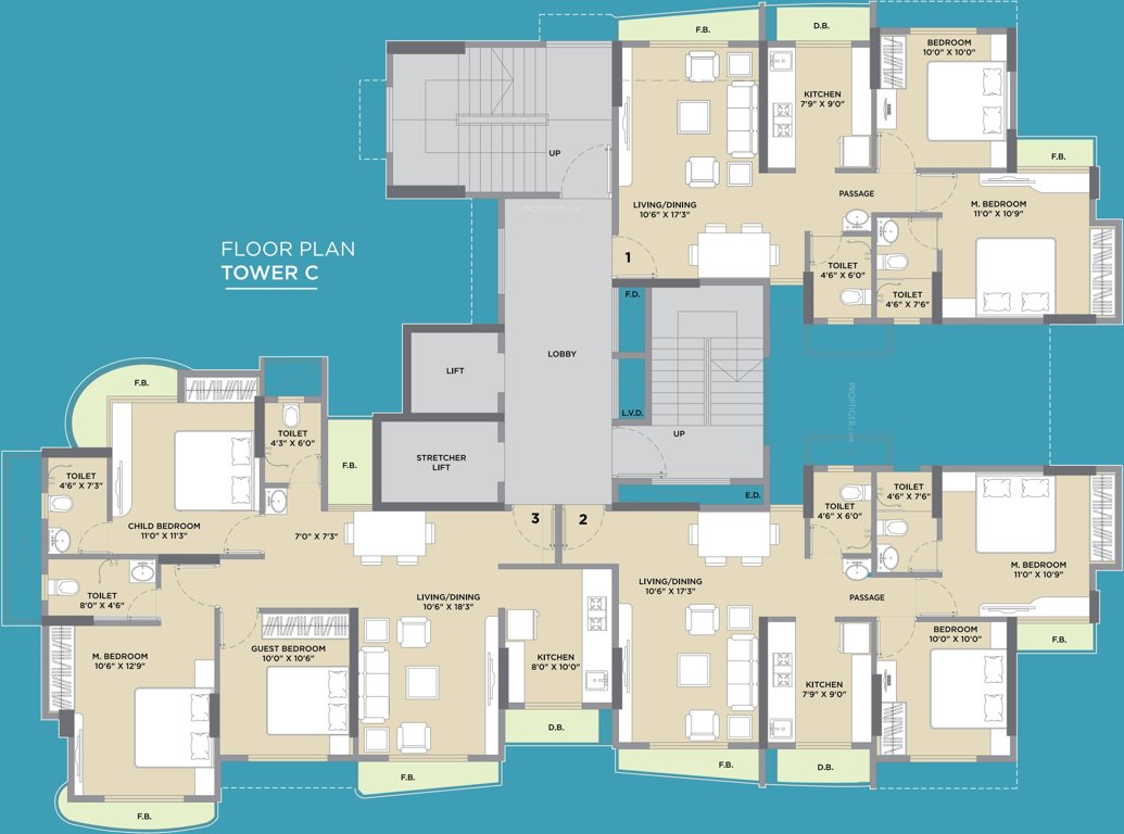 Images for Cluster Plan of Vijay Vijay Residency