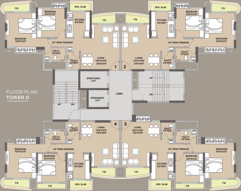 Images for Cluster Plan of Vijay Vijay Residency