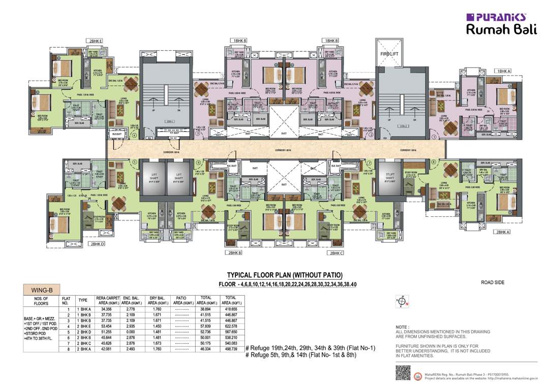  rumah bali Tower A2(Soka) Cluster Plan