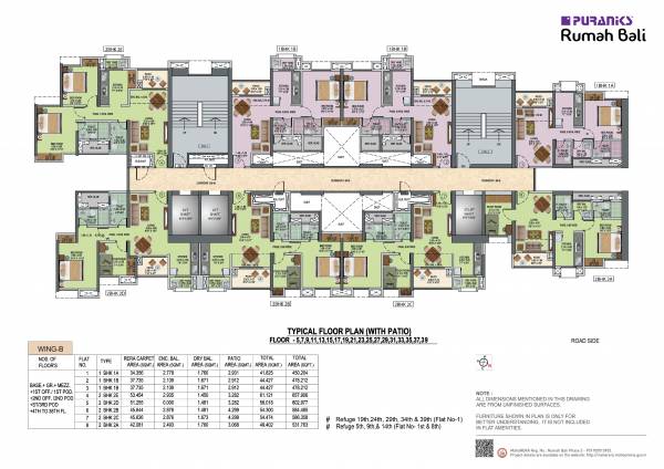  rumah-bali Tower A3 Cluster Plan