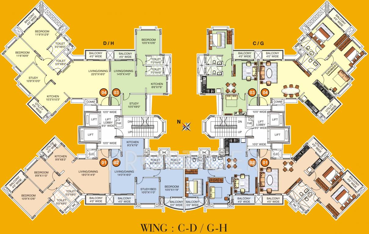 Images for Cluster Plan of Kumar Princetown
