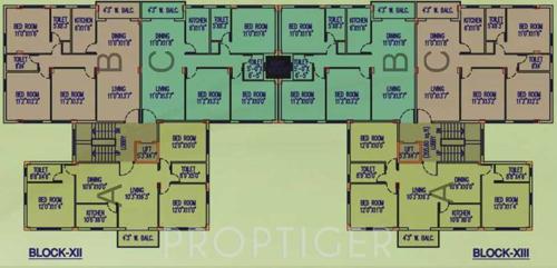 Images for Cluster Plan of Jain Dream Residency Manor