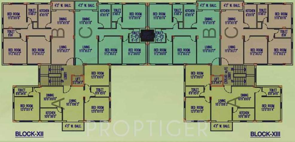 Images for Cluster Plan of Jain Dream Residency Manor