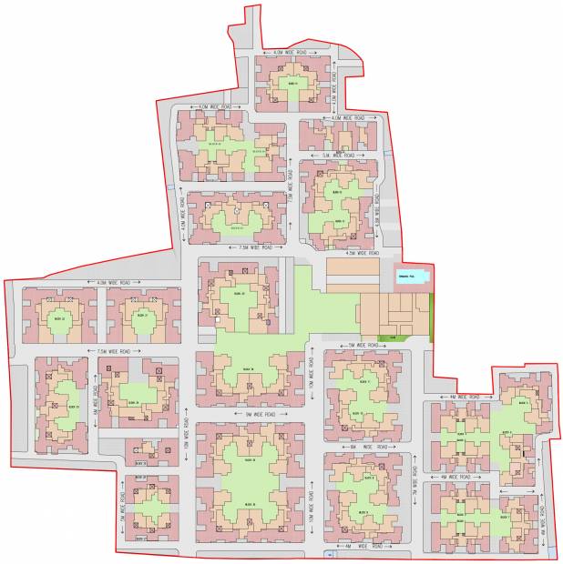  town Images for Layout Plan of Siddha Town