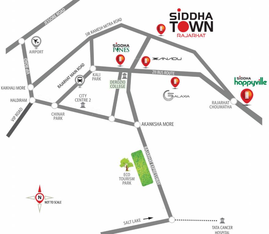  town Images for Location Plan of Siddha Town