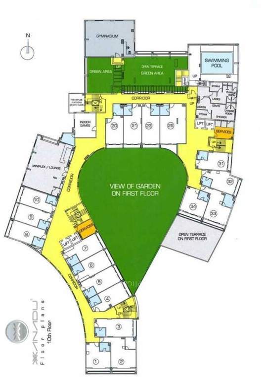 Images for Cluster Plan of Siddha Xanadu Studio