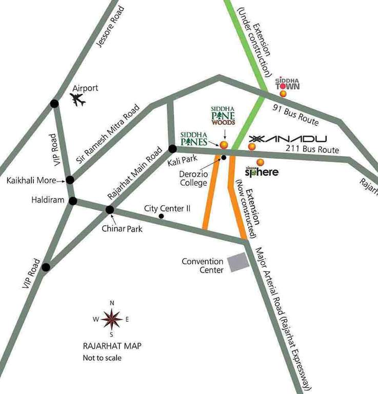  xanadu studio Images for Location Plan of Siddha Xanadu Studio