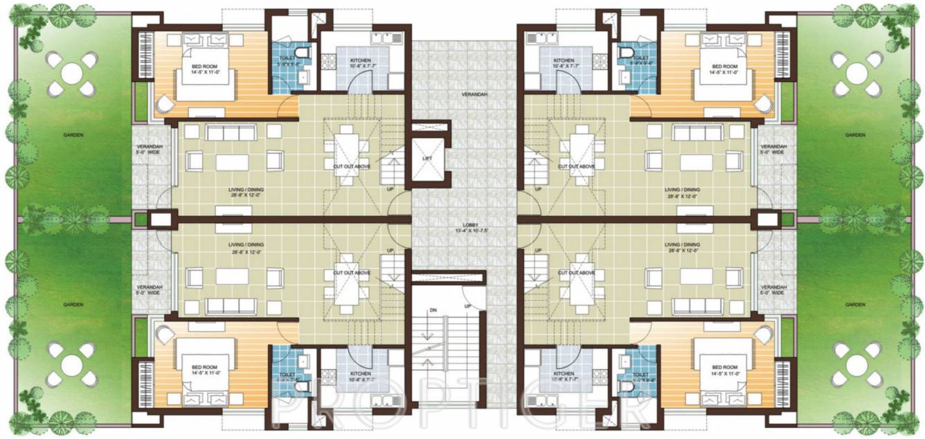 Images for Cluster Plan of Vedic Realty Sanjeeva Gardens