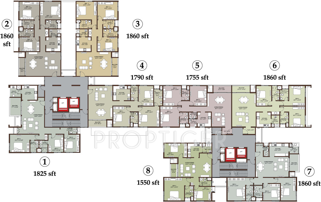 Images for Cluster Plan of Arun Estancia