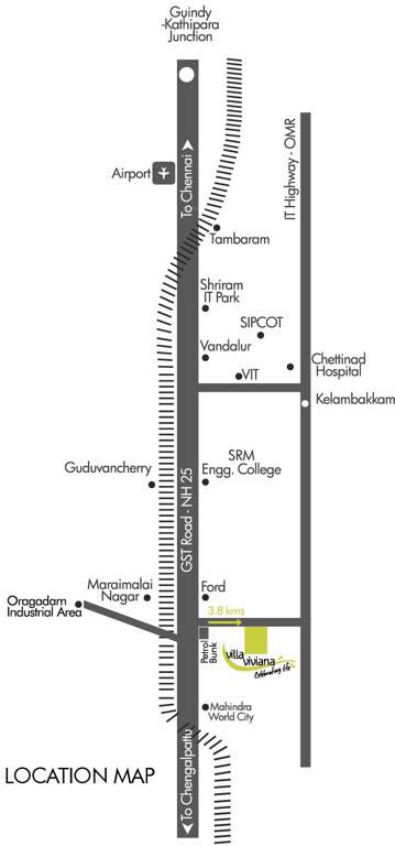 villa viviana Images for Location Plan of Arihant Villa Viviana