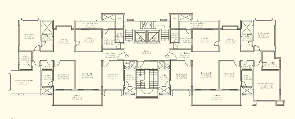  legacy Tower A Cluster Plan