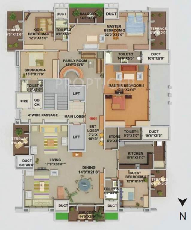 Images for Cluster Plan of Kool Homes Blue Lotus