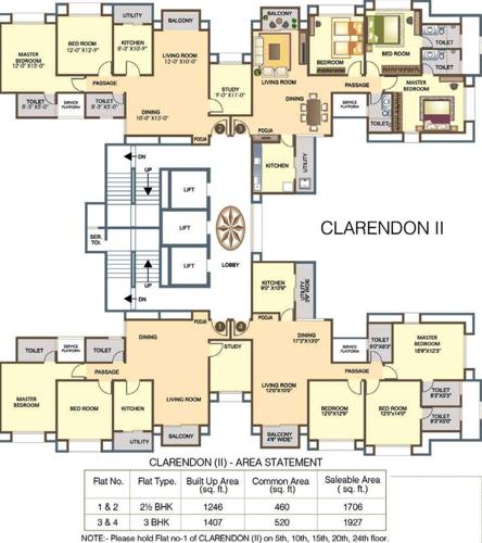  parks-apartment Images for Cluster Plan of Hiranandani Parks Apartment