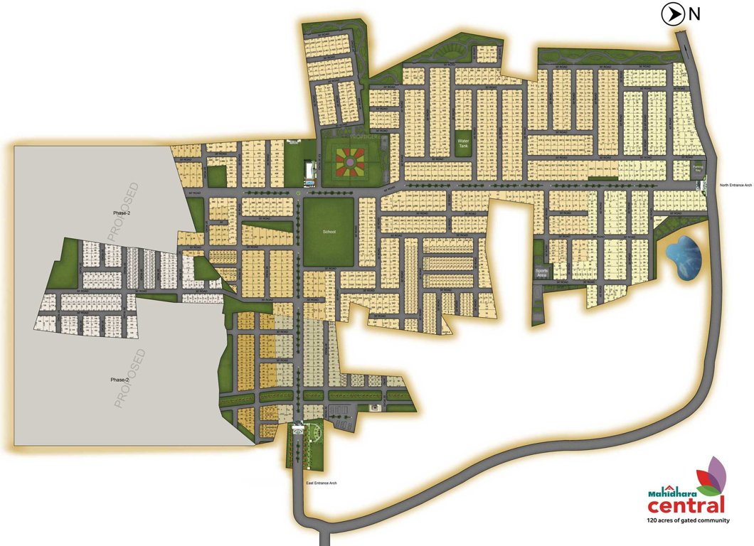  central Images for Layout Plan of Mahidhara Central